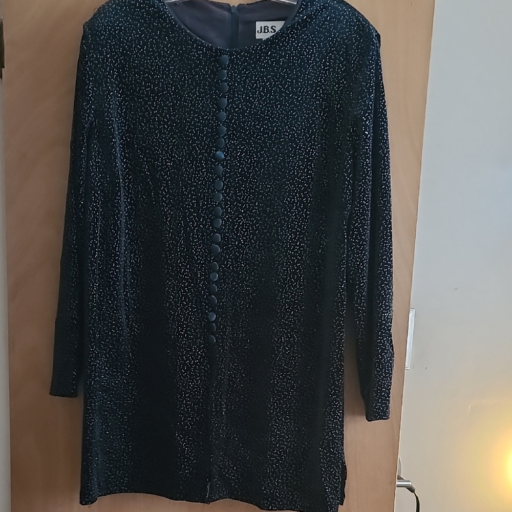 J.B.S. Midnight Shimmer Long Sleeve Holiday 2-Piece set